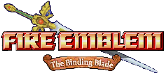 The Popjustice Forum Fire Emblem The Binding Blade Title Png Fire Emblem Logo Png