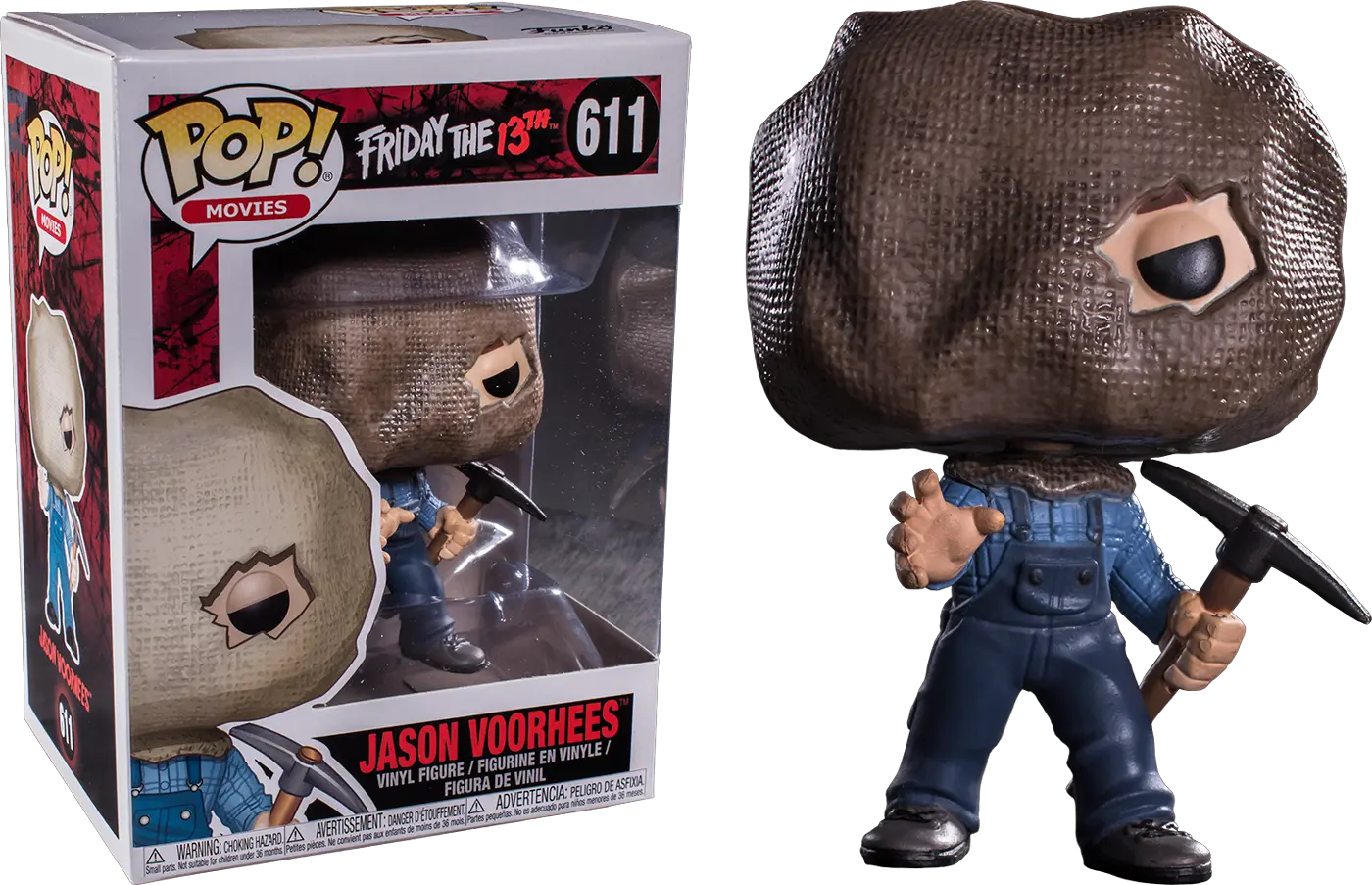 Friday The 13th Part 2 Jason Voorhees Us Exclusive Pop Friday The 13th Funko Pop Png Friday The 13th Png