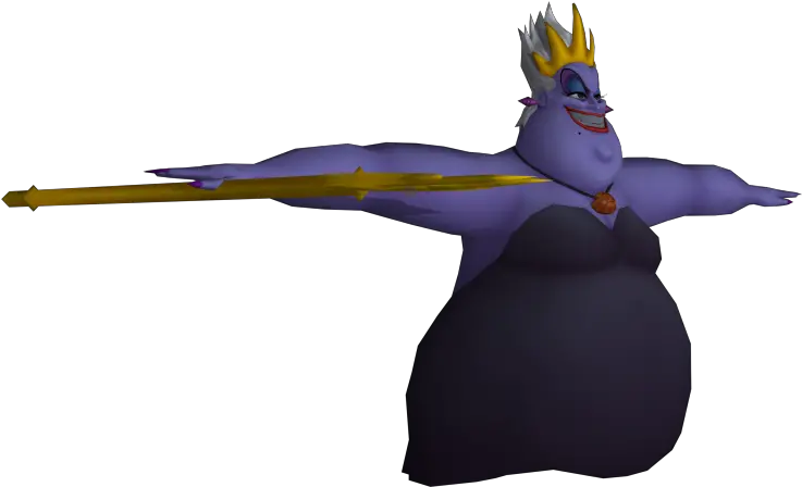 Playstation 2 Kingdom Hearts 3d Models Ursula Png Ursula Png