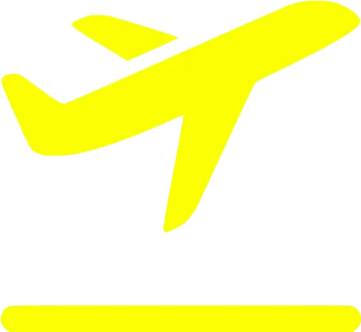 Yellow Airplane Takeoff Icon Free Yellow Airplane Icons Flight Icon Png White Airplane Icon Vector