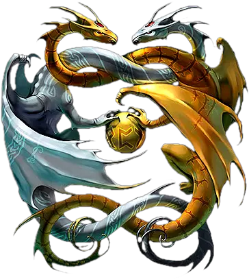 Dragons Gold And Silver Dragons Png Dragons Png