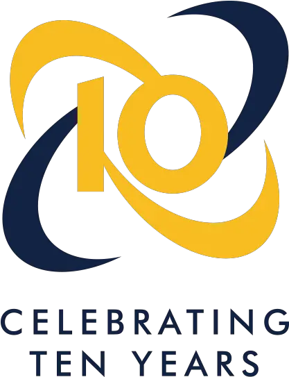 Peerless Celebrating10yearsanniversarylogo Peerless Graphic Design Png Anniversary Logo