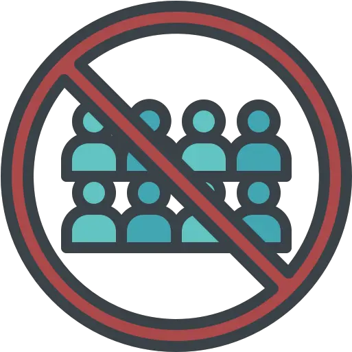 Avoid Contact Covid Avoid Crowd Icon Png Crowd Png