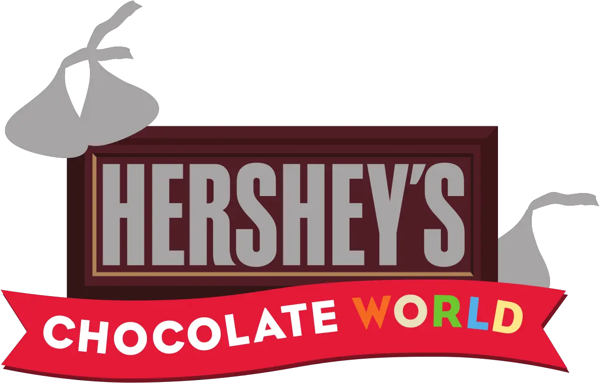 Hersheyu0027s Chocolate World Wikipedia Hershey Chocolate World Logo Png Reeses Pieces Logo
