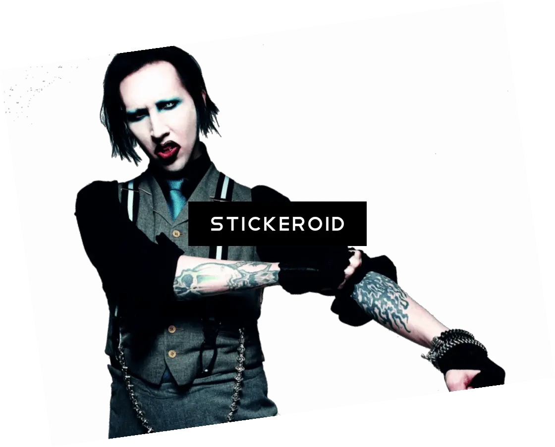 Download Marilyn Manson Marilyn Manson Music Band Group Marilyn Manson With Makeup Png Marilyn Manson Logos