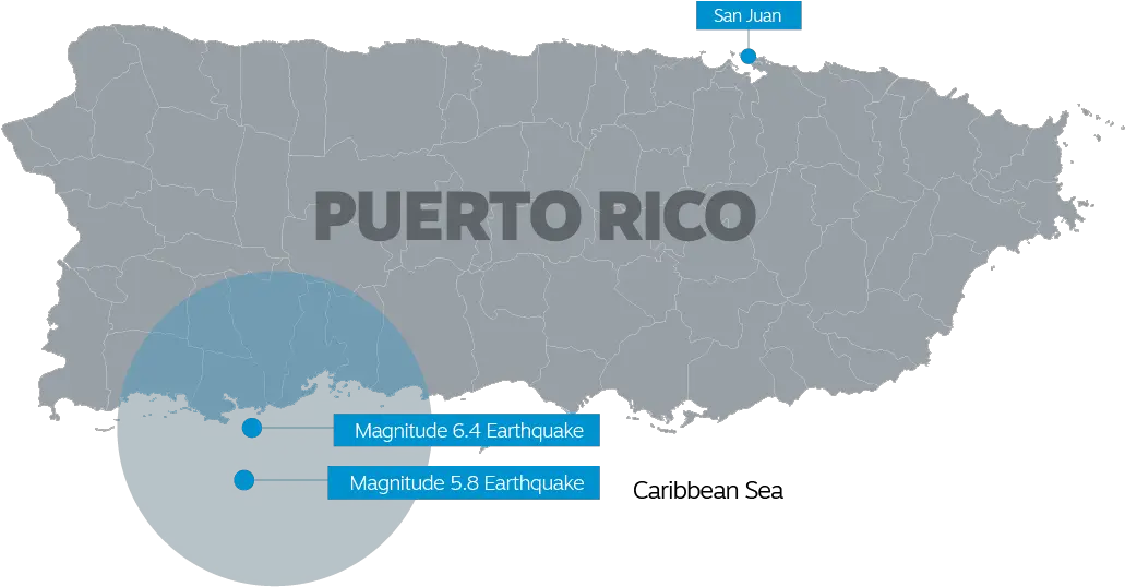 Global Earthquake Recovery Specialist Heads To Puerto Rico Mapa Puerto Rico Vector Png Puerto Rico Png