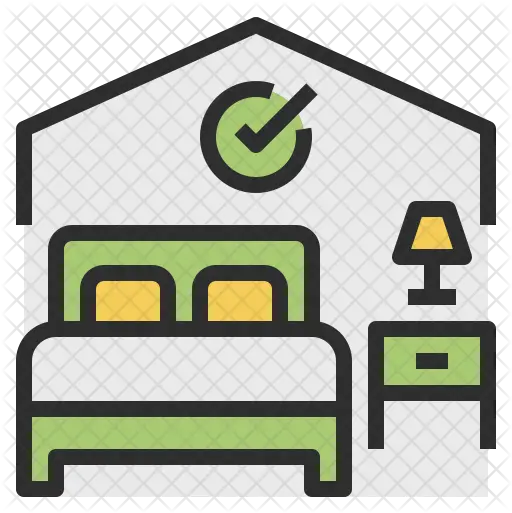 Room Icon Of Colored Outline Style Hotel Room Icon Png Room Png