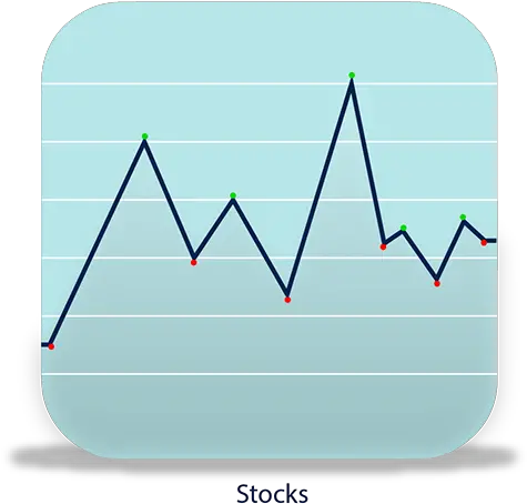 Ios8 Stocks App Icon Statistical Graphics Png Stocks Icon