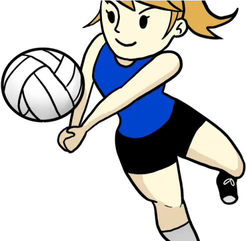 Volleyball Clipart Clear Background Volleyball Player Cartoon Png Volleyball Clipart Transparent Background