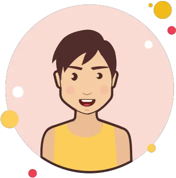 Brown Short Hair Lady In Yellow Shirt Icon Girl Person Vector Icon Png Shirt Icon Png