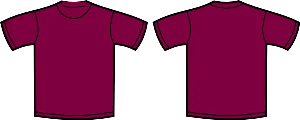 T Shirt Template Clipart Free Download Maroon T Shirt Template Png Shirt Template Png