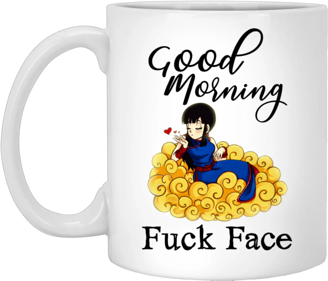 Dragon Ball Goku Good Morning Fuck Face Couple Mug Cc Mug Png Goku Face Png