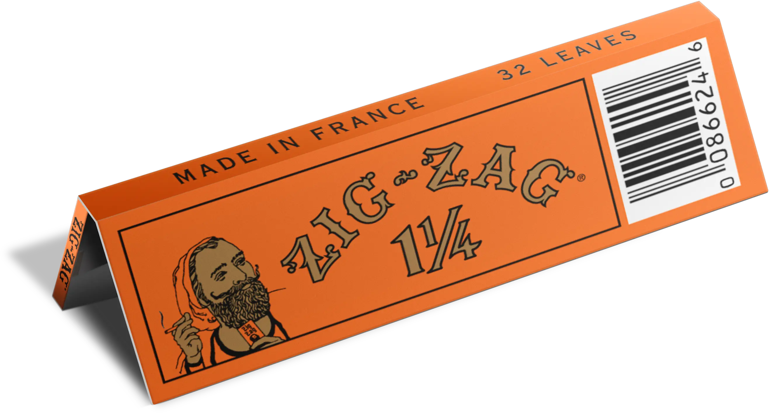 Orange 1 14 French Rolling Papers Zig Zag Zig Zag Rolling Papers Png Zig Zag Png