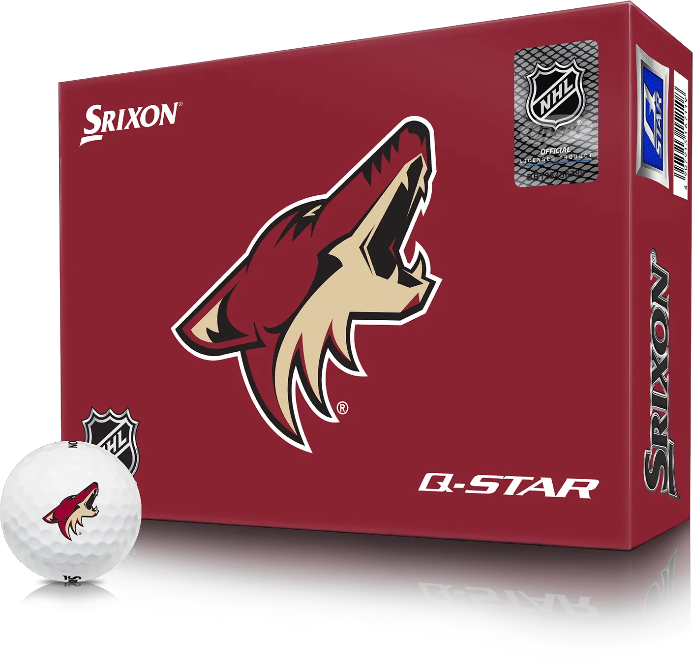 Q Star 5 Nhl Logo Golf Balls Arizona Coyotes New York Islanders Golf Balls Png Arizona Coyotes Logo Png