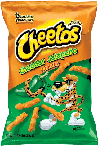 Cheetos Cheddar Jalapeño Crunchy 8 Jalapeno Cheddar Cheetos Png Cheeto Transparent