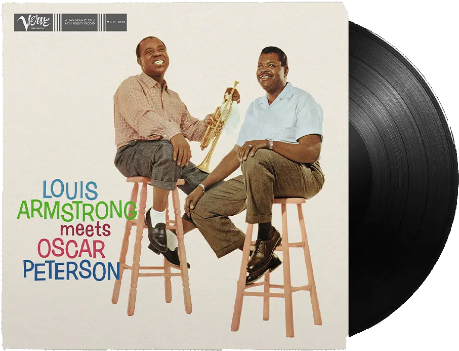 Louis Armstrong U0026 Oscar Peterson Meets Lp Louis Armstrong Meets Oscar Peterson Png Oscar Transparent