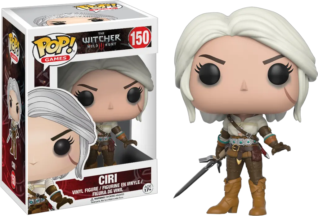 Download The Witcher Funko Pop Witcher 3 Full Size Png Funko Pop The Witcher Ciri Witcher 3 Png