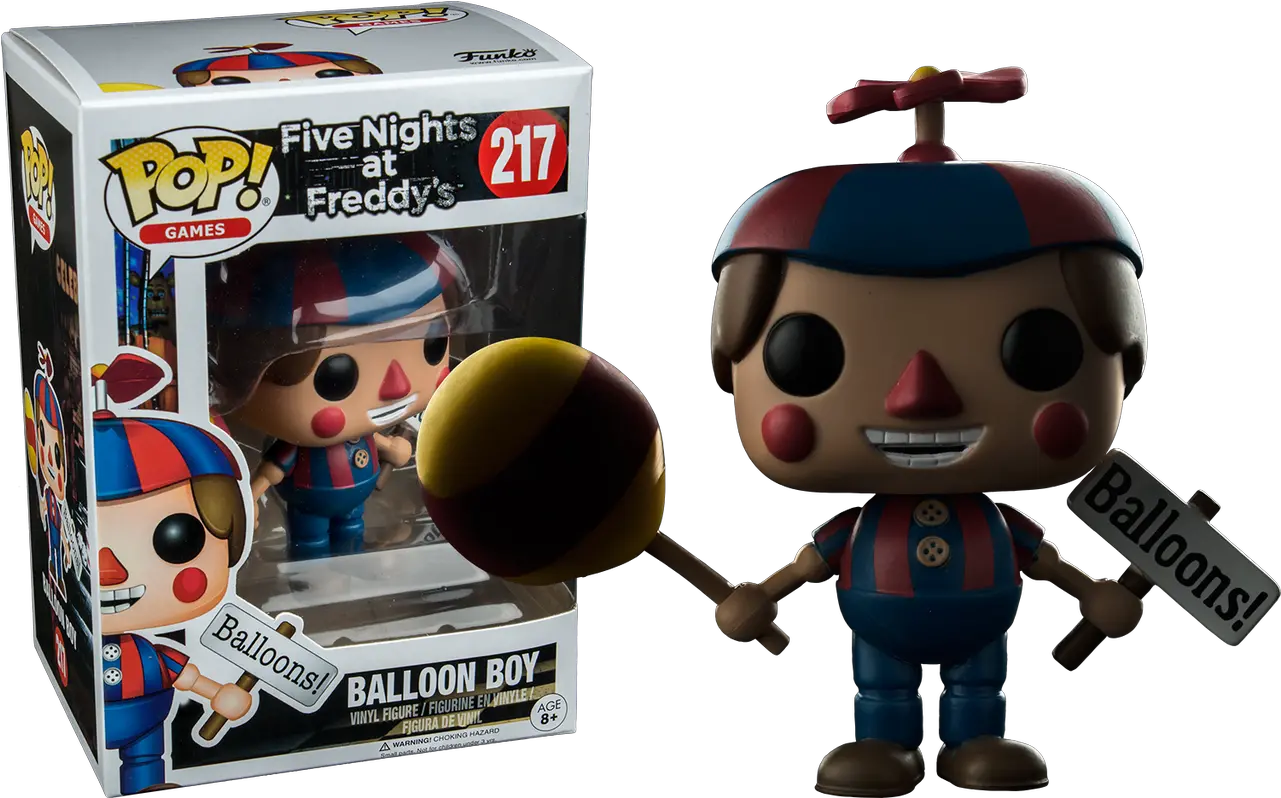 Five Nights Balloon Boy Us Exclusive Pop Vinyl Figure Pop Funko Balloon Boy Png Five Nights At Freddy's Png