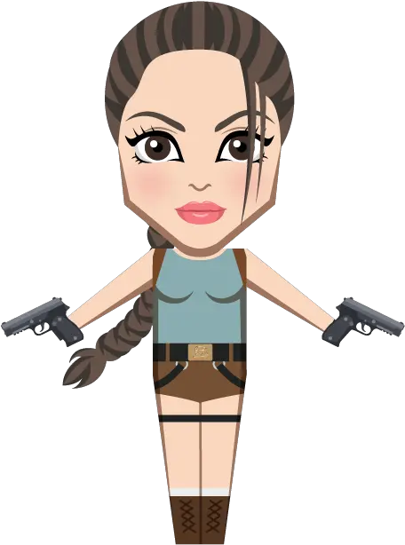 Lara Croft Cartoon Png Lara Croft Transparent