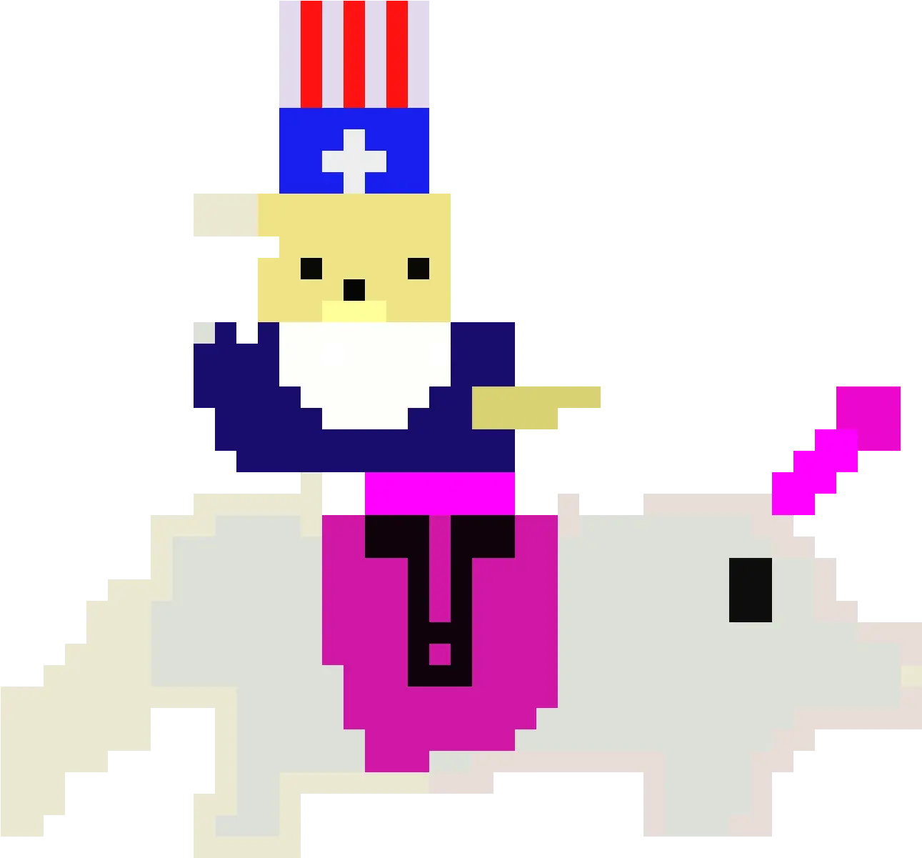 Uncle Sam Pixel Art Maker Pixel Uncle Sam Png Uncle Sam Png