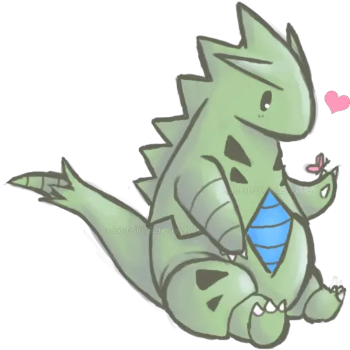 Cute Tyranitar Png Image Chibi Pokemon Dragon Type Tyranitar Png