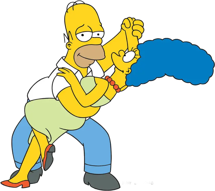 Imágenes De Los Simpson Png Homer And Marge Simpson Los Simpson Png