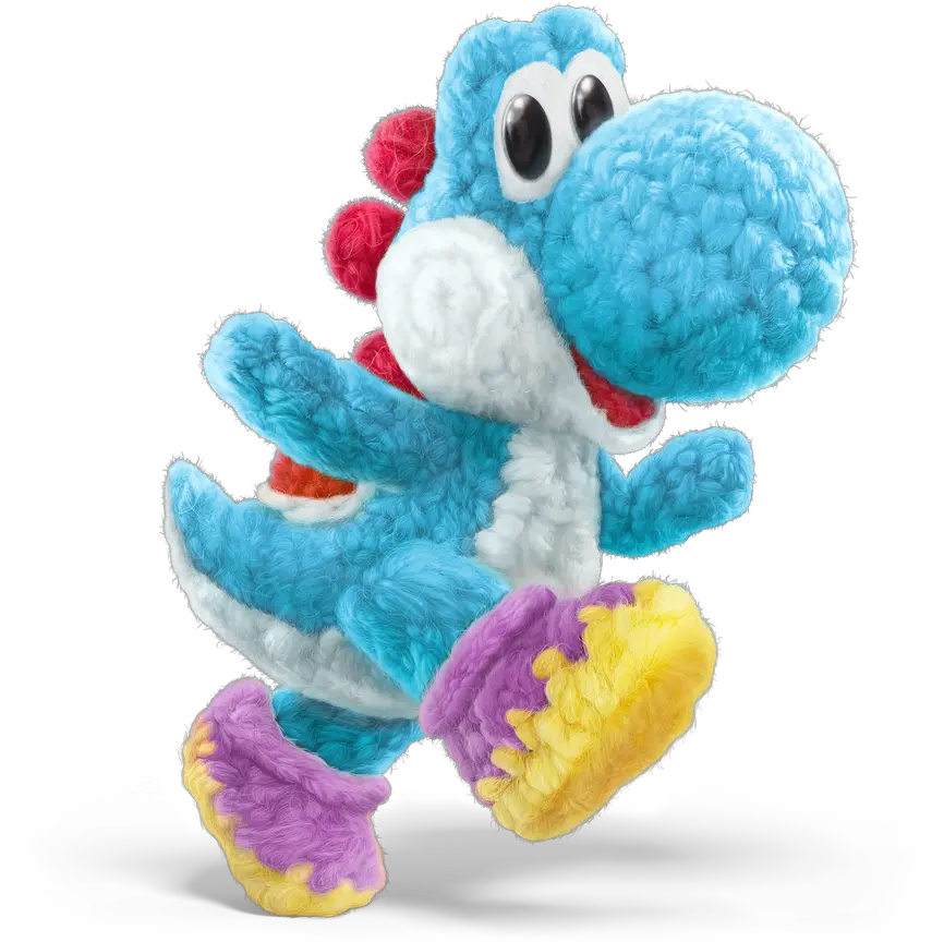 World Of Light Yarn Yoshi Yaservtngcforg Blue Yarn Yoshi Amiibo Png Yoshi Transparent Background