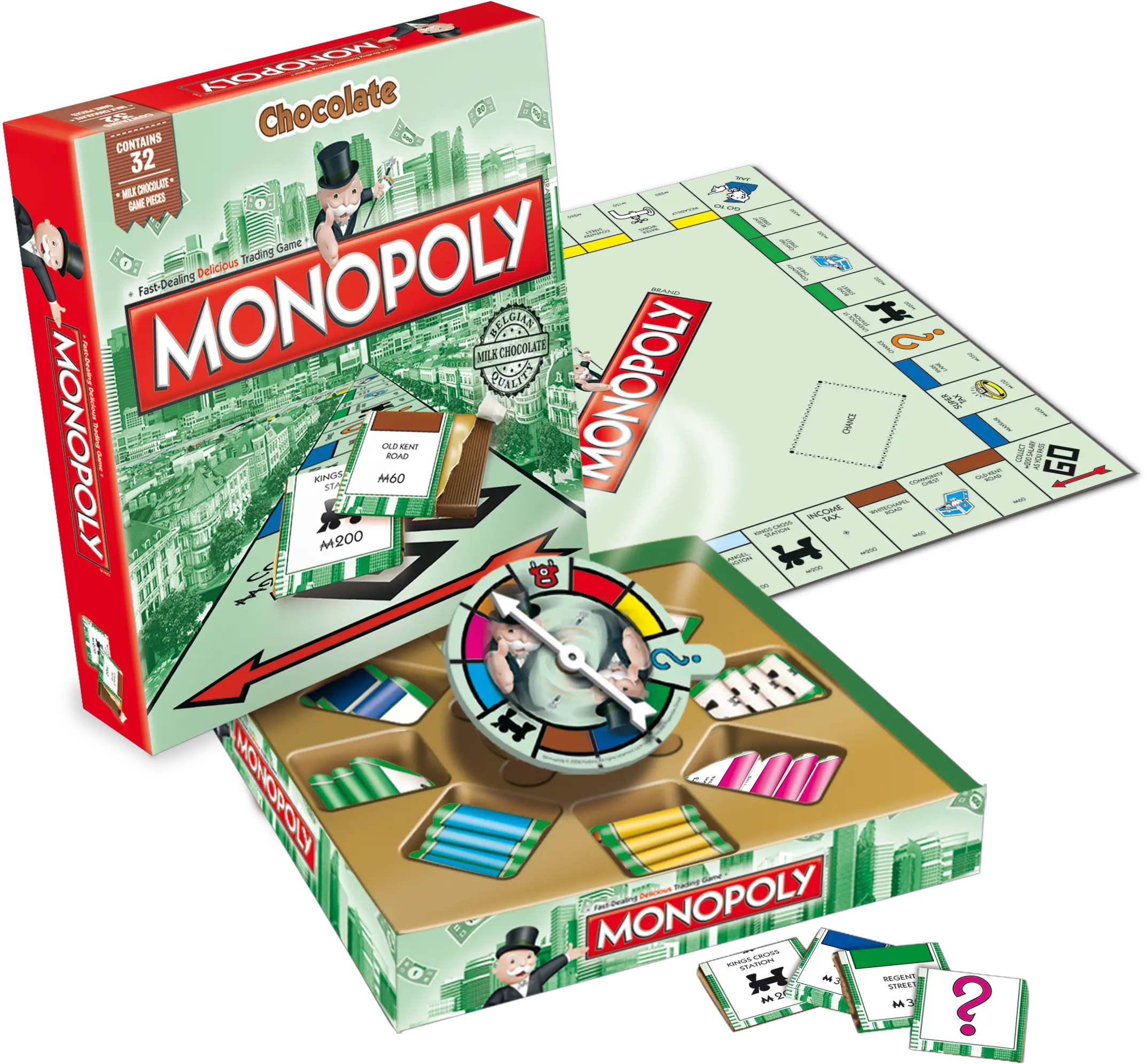 Chocolate Monopoly Board Game Png Image