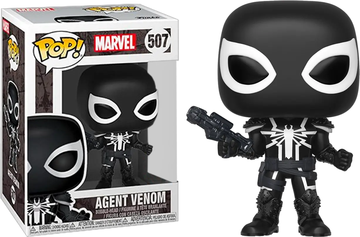 Exclusive Spider Man Agent Venom Pop Vinyl Figure Agent Venom Funko Pop Png Venom Transparent