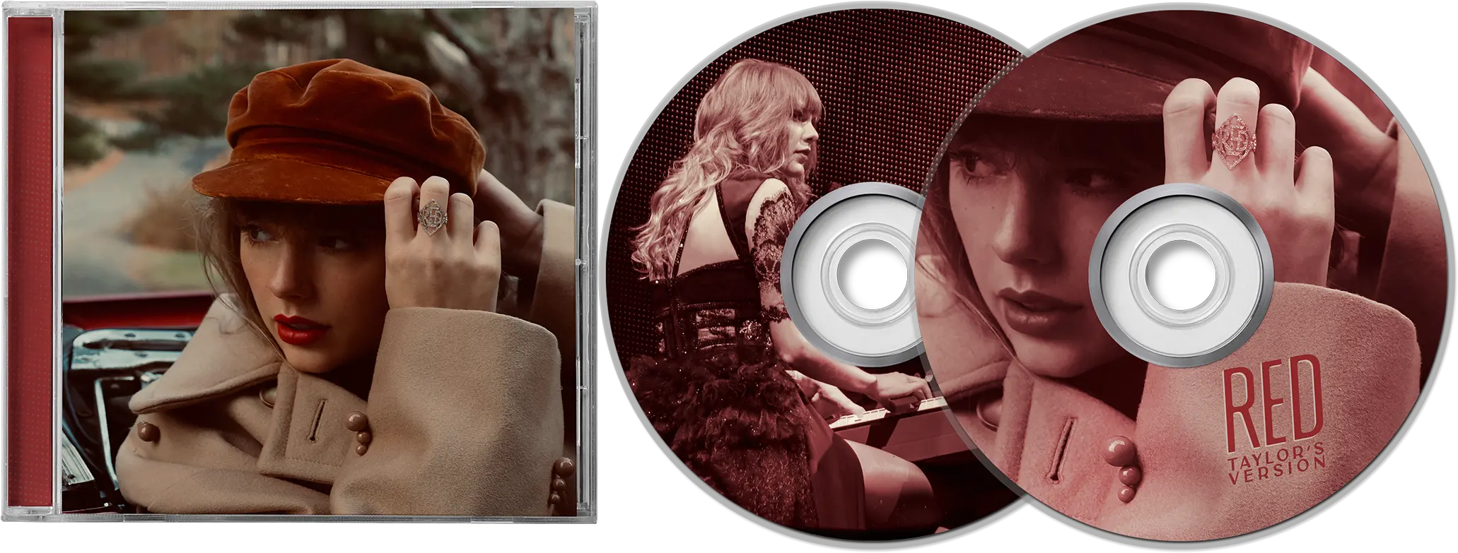 Taylor Swift Red Tayloru0027s Version 2cd Blackwaxcafe Taylor Swift Red Version Cd Png Taylor Swift Icon