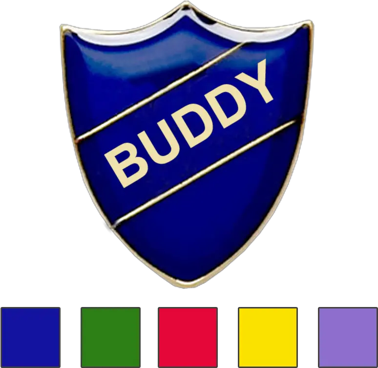 Buddy School Badges Shield Shape Student Leader Png Shield Shape Png