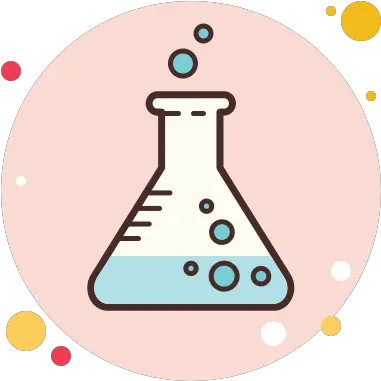 Test Tube Icon In Circle Bubbles Style Aesthetic Widgetsmith Icon Pink Png Test Tube Icon