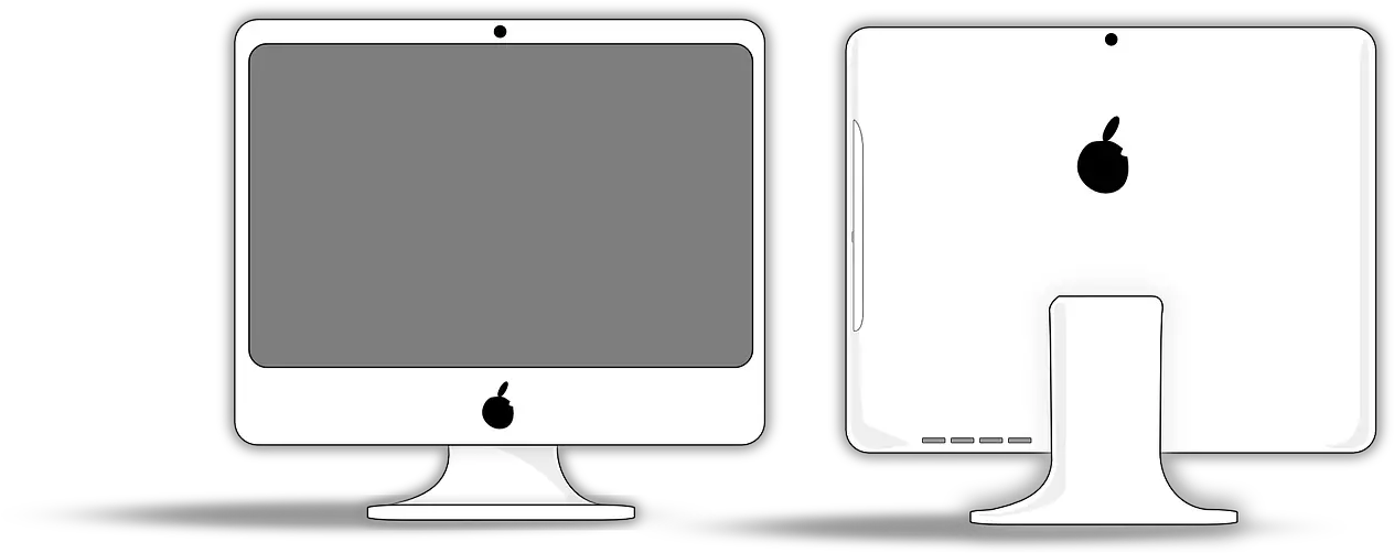 Apple Computer Png Apple Computer Mac Monitor Png Image Sketsa Monitor Komputer Computer Monitor Png png