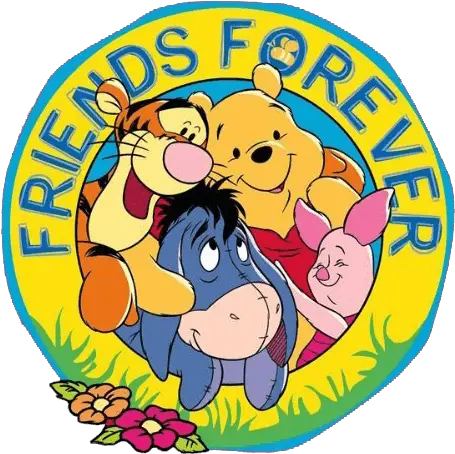 Download Clipart Friends Forever Winnie The Pooh Friends Cartoon Png Friends Clipart Png