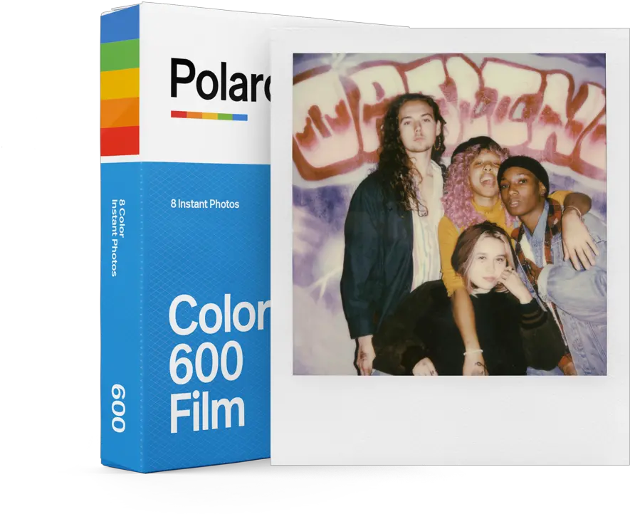 Color 600 Film Polaroid 600 Film Png Polaroid Picture Transparent