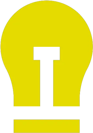 Yellow Light Bulb Icon Icono Luces Led Png Pro Tip Icon