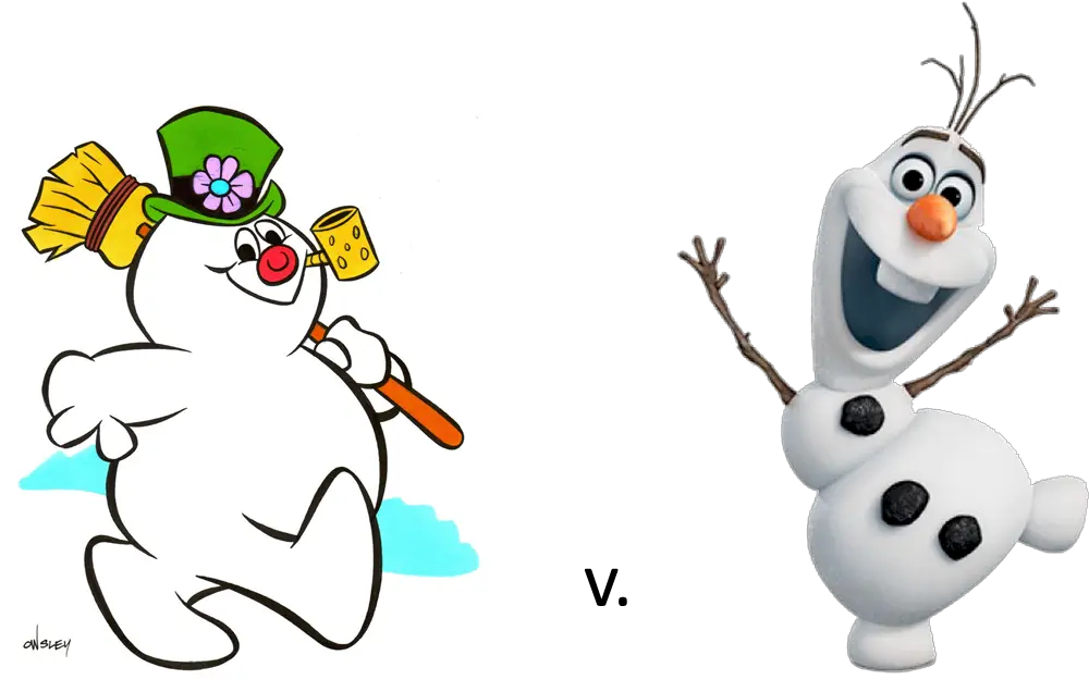 Frost V Olaf Pic Frosty The Snowman Png Full Size Png Frosty The Snowman Coloring Olaf Png