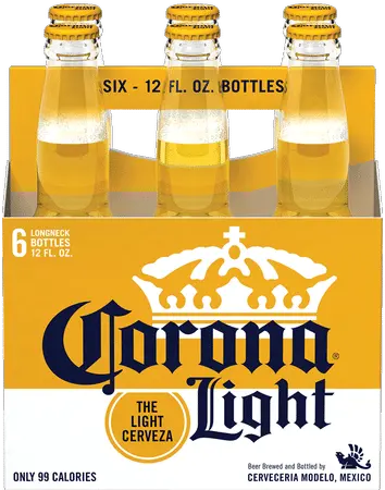 Corona Light 6pk 12oz Corona Light Beer Png Corona Bottle Png
