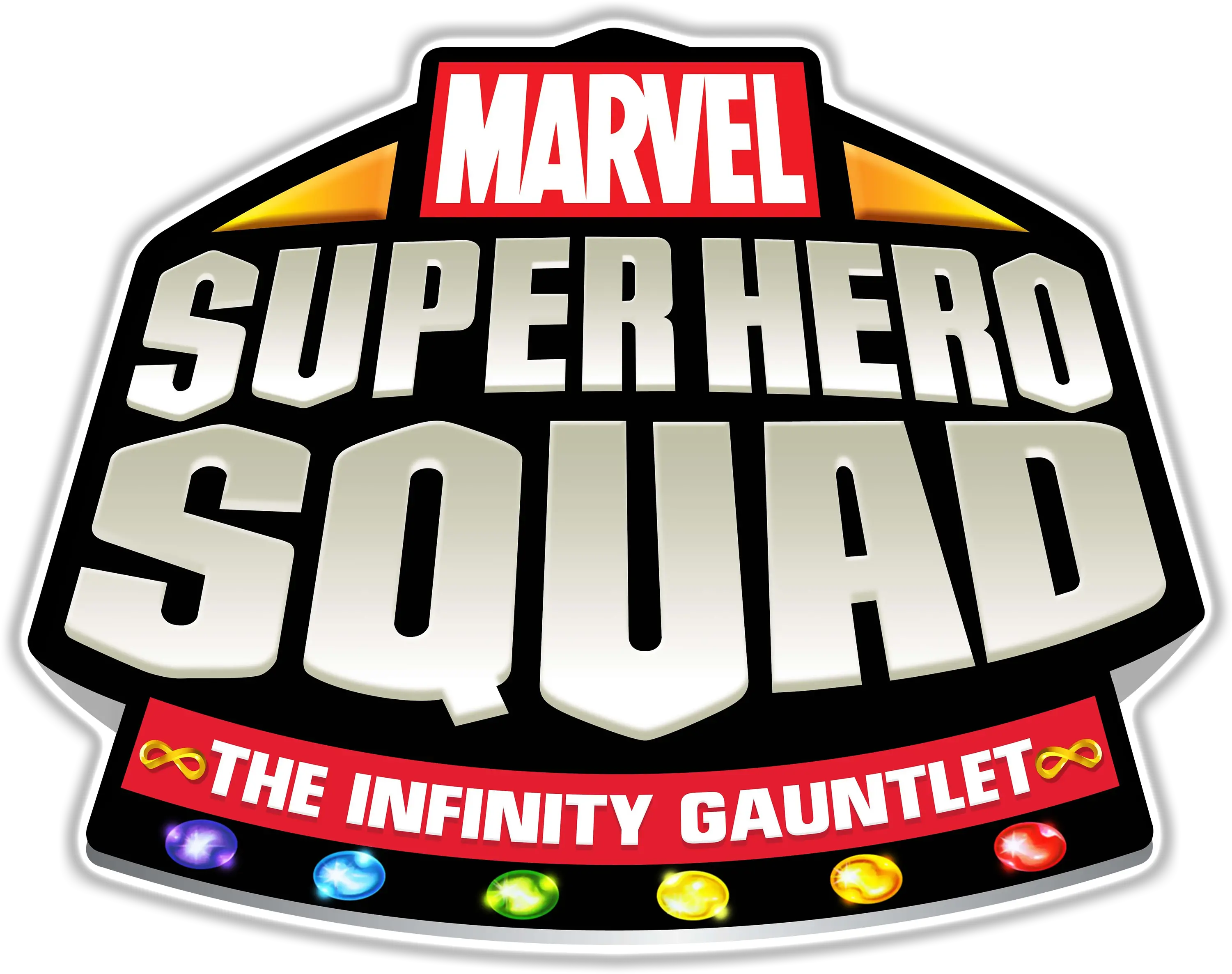 Nintendo Marvel Super Hero Squad Logo Png Infinity Gauntlet Logo