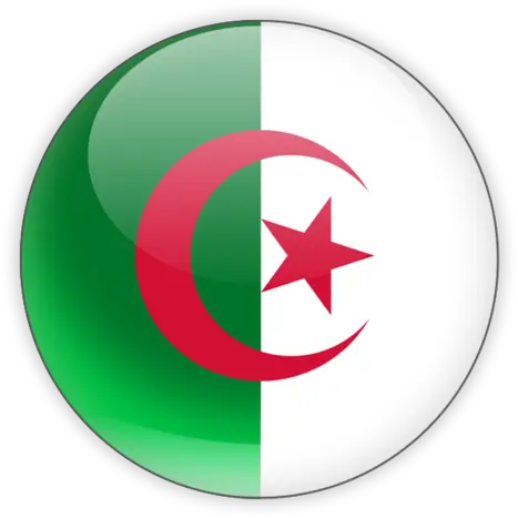 Round Icon Illustration Of Flag Algeria Round Algeria Flag Png Flag Icon
