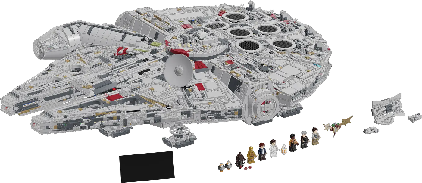 Mecabrickscom Lego Set 75192 1 Millennium Falcon Lego Millennium Falcon Ldd Png Millennium Falcon Png