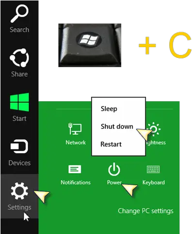 How To Log Off Shutdown Sleep U0026 Restart Windows Server Change Language In Surface Png Logoff Icon