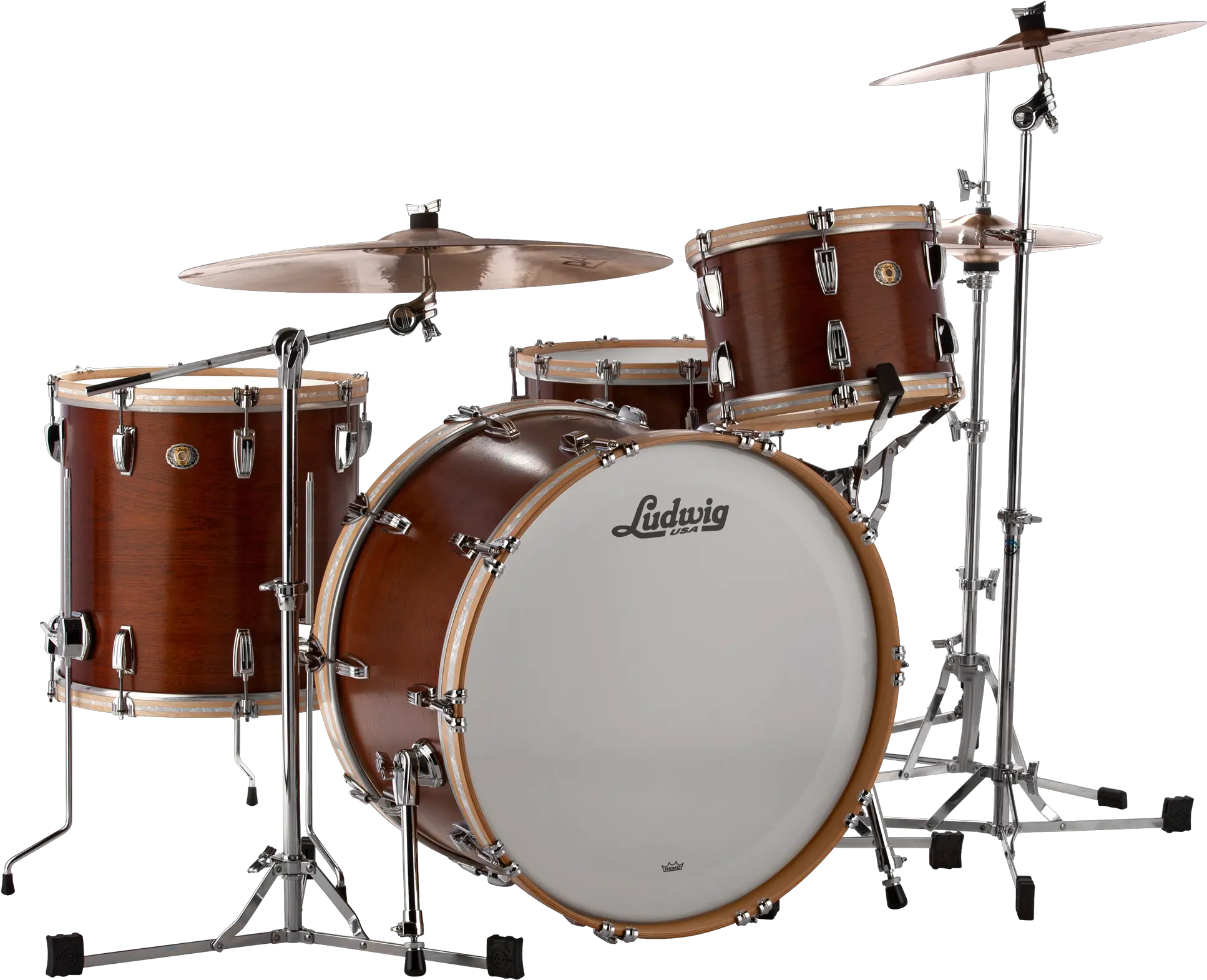 Ludwig Drums Ludwig Legacy Mahogany Van Buren Png Drum Set Transparent Background