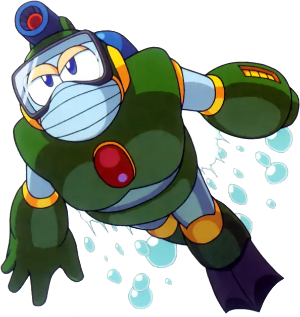 Bubblemanart Mega Man 2 Bubble Man Png Mega Man Png