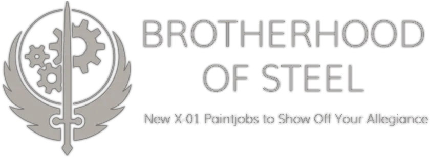 Brotherhood Of Steel Paintjobs For X Horizontal Png Brotherhood Of Steel Logo