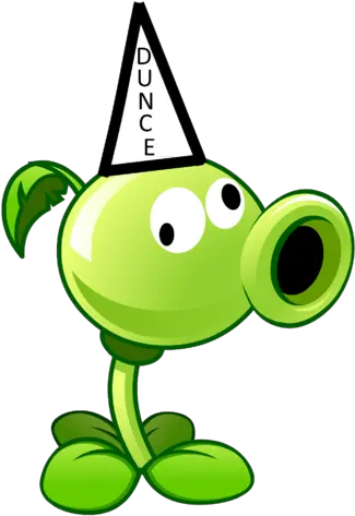 Dunce Peashooter Plants Vs Zombies Roleplay Wiki Fandom Plants Vs Zombies Png Dunce Hat Png