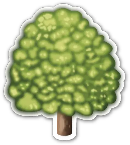 Deciduous Tree Imagenes De Arboles De Emogis Png Leaf Emoji Png