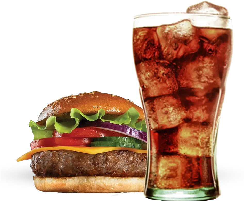 Download Hamburger Coke Fries French Burger Diet Coca Cola Burger With Coke Png Diet Coke Png