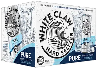 White Claw Hard Seltzer Pure White Claw Pure Hard Seltzer Png White Claw Logo Png