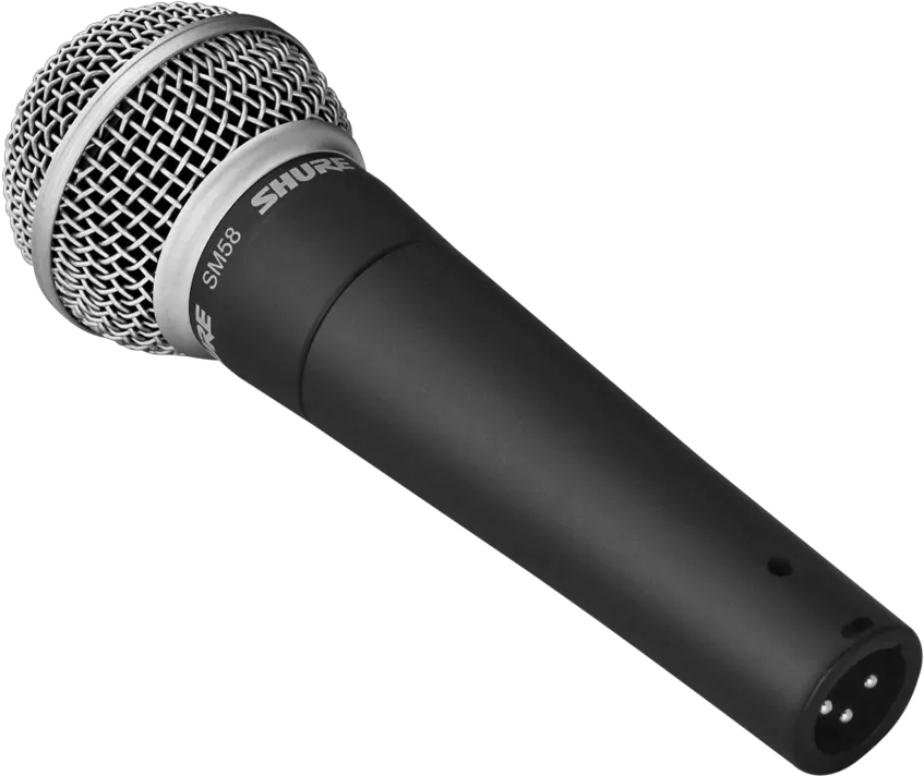 Sm58 Cn Microphone Singing Png Microphone Stand Png